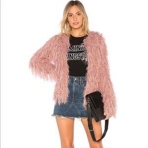 J.O.A Shaggy Cardigan